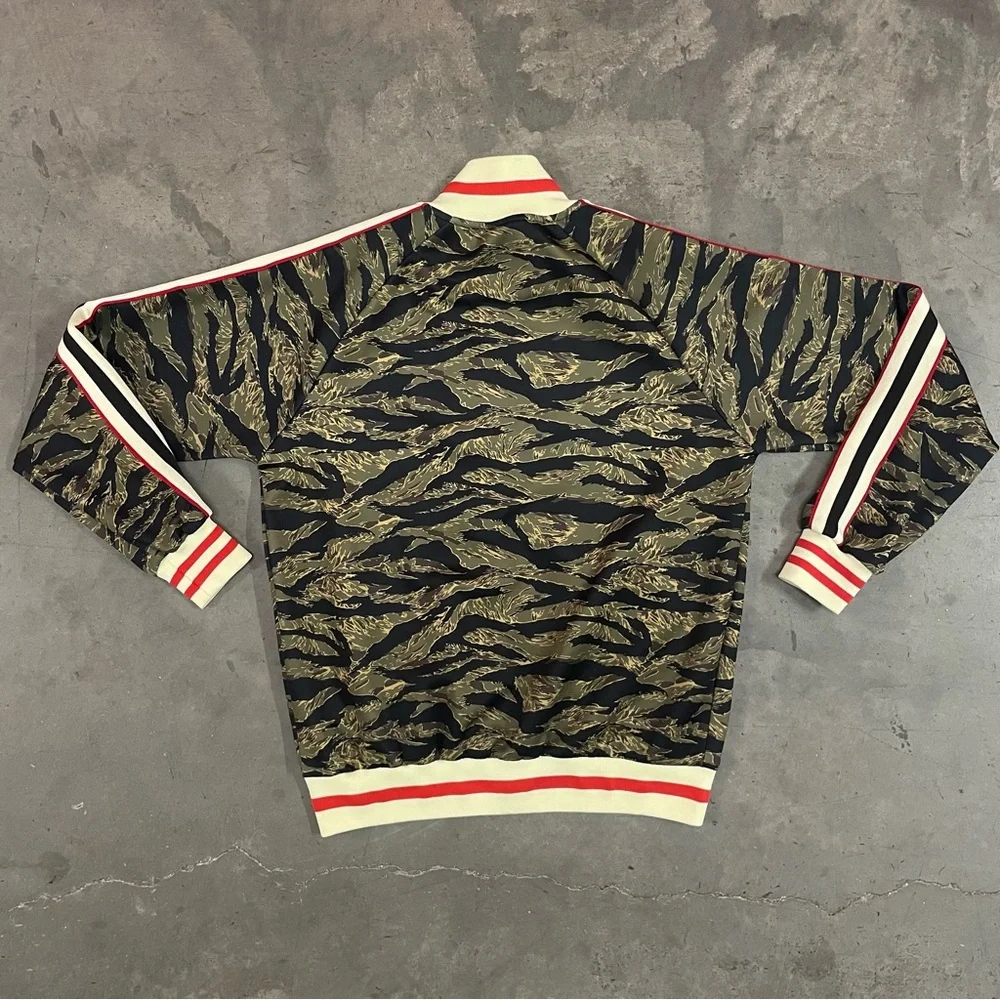 G-Style Streetwear Casual Tiger Camo Zip Track Jacket - Picture 2 of 9